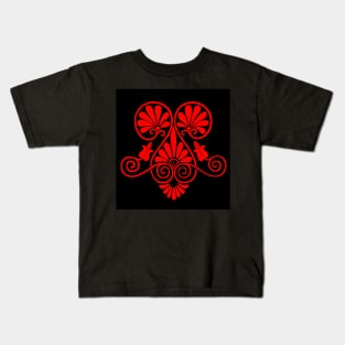 Small Greek Vase Red Figure Palmate Kids T-Shirt